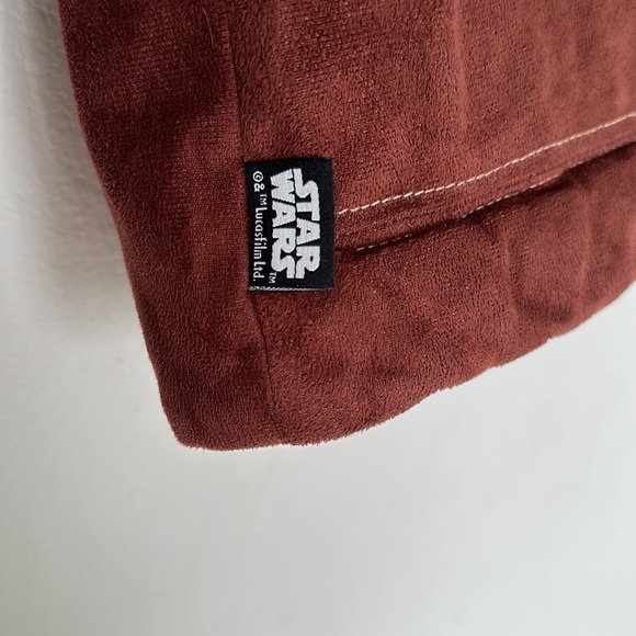 Disney Star Wars Han Solo bomber jacket faux suede . Boy size 5/6 - Picture 8 of 8